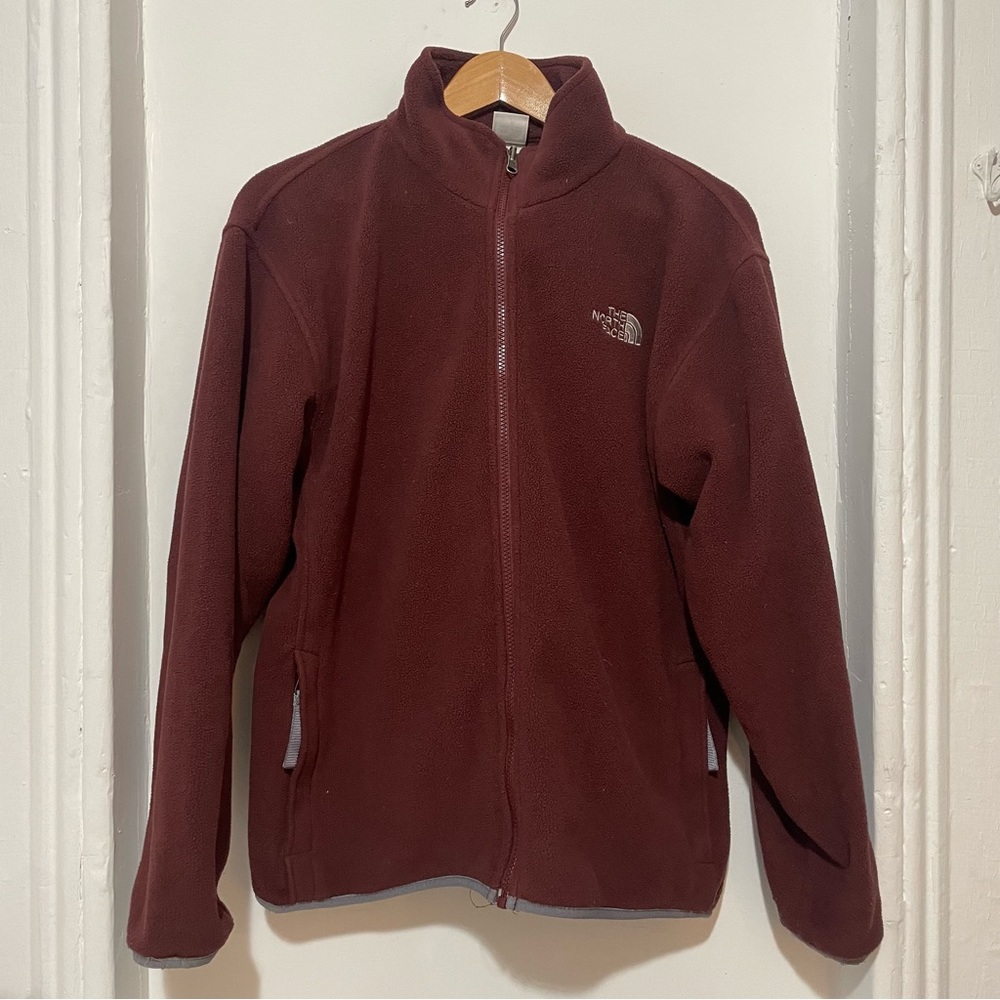 The North Face Burgundy Full Zip Jacket